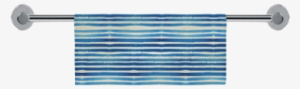 Watercolor Stripes Grunge Pattern - Towel