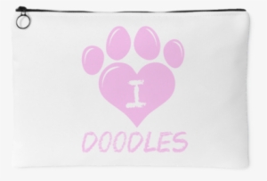 I Heart Doodles Accessory Pouch - Coin Purse
