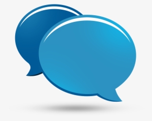 Jpg Black And White Text Bubble Png Stickpng Chat Duo - Blue Chat Icon Png