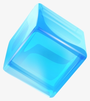 Blue Ice Cube Png - Cubo Gelo Desenho