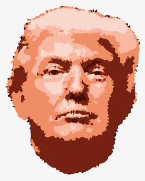 Big Image - Cartoon Trump Head Png