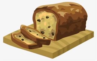 Bread Clipart Photo Food Clip Art - Banana Loaf Clip Art