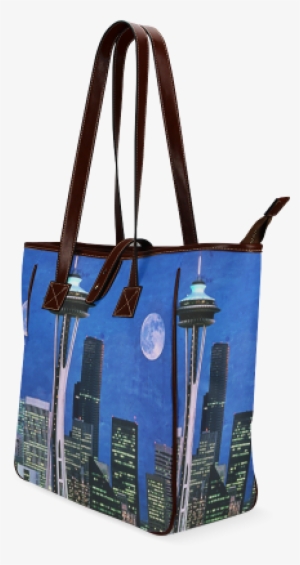 Seattle Space Needle Watercolor Classic Tote Bag - Tote Bag