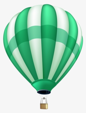 Svg Royalty Free Library Clip Art Image Gallery Yopriceville - Green Hot Air Balloon Png