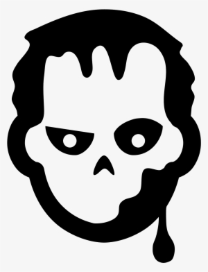 Vector Zombie Vector Black And White Download - Zombie Icon