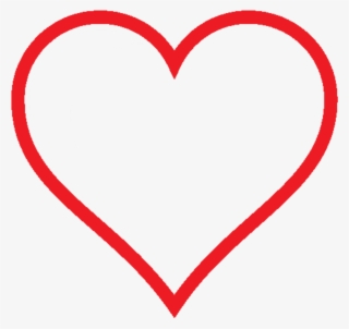 Heart Png Image With Transparent Background - Red Heart No Fill Transparent  PNG - 728x678 - Free Download on NicePNG