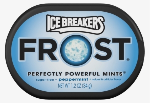 Ice Breakers Frost, Peppermint Mints, - Ice Breakers Frost Candy