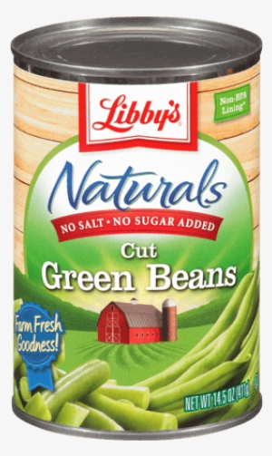 Naturals Cut Green Beans - Libbys Naturals Green Beans, French Style - 14.5 Oz