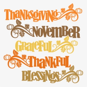 Cute Turkey Silhouette Png - Thanksgiving Word Clip Art