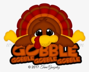 Turkey Gobble - Clip Art