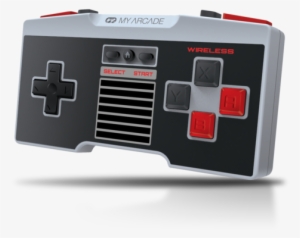 Front View Of Gamepad Pro Wireless Controller For Nes - My Arcade Nes Controller