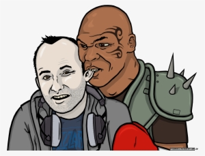 Sips Meets Mike Tyson - Mike Tyson Cartoon Png