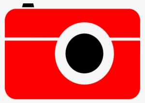 Camera Red Black Clip Art - Clip Art