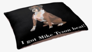 Cool, Funny Dog Bed With Boxer And Message "i Got Mike - Pet
