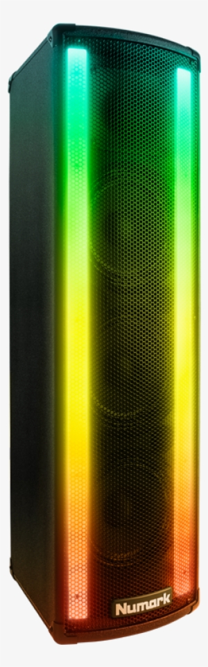 Numark Lightwave Powered Speaker With Dual Led Arrays - Numark Lightwave