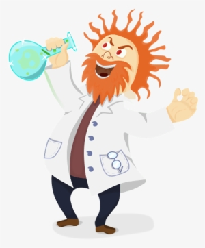 Crazy Scientist - Scientist Png