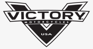 Victory Motorcycles One Color Logo Black - Victory Motorcycles Logo Png