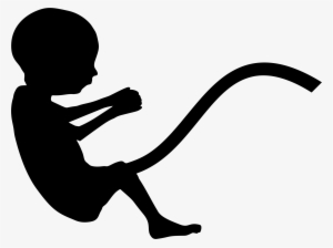 This Free Icons Png Design Of Fetus Silhouette