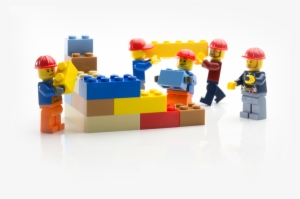 Lego Building House - Lego Building Together Png