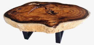 Reclaimed Acacia Wood Made Into A Natural Coffee Table - Live Edge