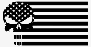 Punisher Flag - Cricut American Flag Svg File Free
