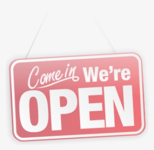 Open Sign - Open Sign Pink Png