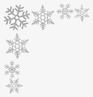 snowflakes border clip art