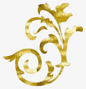 Clic Sobre La Imagen Para Ver En Tamaño Real - Ornamento Png Dorado