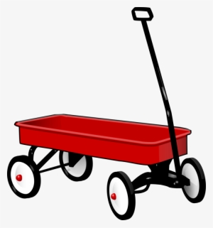 Flyers Cliparts - Red Wagon Clipart