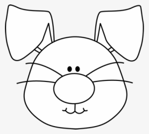 Dog Face Clipart Black And White Bunny Head Black White - Howard B Wigglebottom Learns To Listen Activities