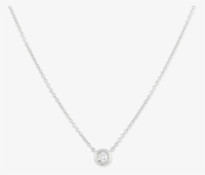 M Necklace Diamondw 1 Mejuri $295 - Silver Diamond Necklace