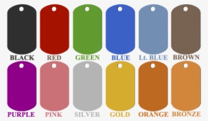 Pricing Is Based On The Total Number Of Tags Purchased - Anodized Aluminum Dog Tags