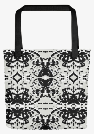 Black And White Particles Tote Bag - Tote Bag