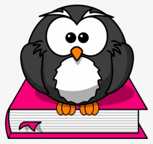 Owl Book Clip Art - Cartoon Owl Shower Curtain