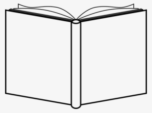 Books Clipart Square - Book Outline