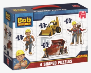 Bob The Builder 4in1 Shaped Puzzle - Bob The Builder - 4 In 1 Shaped Puzzles Jigsaw Puzzle