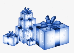 Cajas De Regalos - Gift Box Blue And Silver