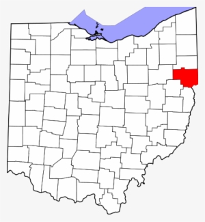 Map Of Ohio Highlighting Columbiana County - Wadsworth Ohio On A Map