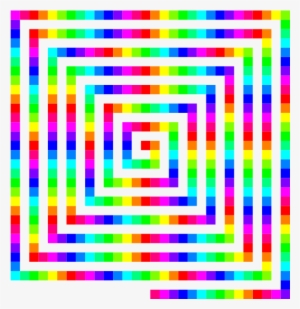 12 Color 480 Square Spiral