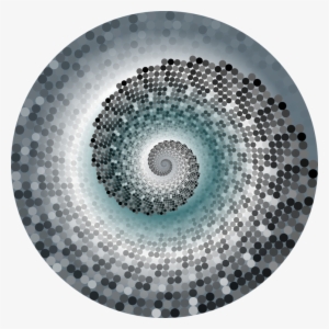 Circle Grayscale Computer Icons Spiral Free Commercial - Grayscale