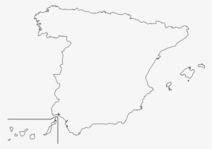 Outline Map Of Spain - Spain Map Outline