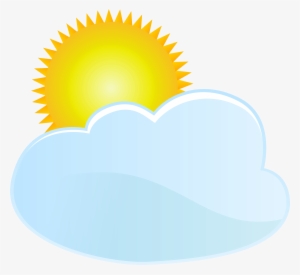 Cloud And Sun Weather Icon Png Clip Art