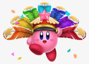 Kirby Wearing Carnival Hat Png - Kirby Star Allies New Abilities
