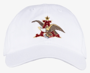 A & Eagle Bling Hat- White - Baseball Cap