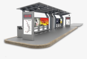 Bus Station Png - Bus Stop Smart City