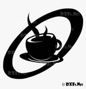 Dxf161 Modern Coffee Cup Silhouette Dxf Design - Coffee Dxf