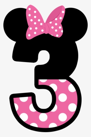 Numbers ‿✿⁀ Fiesta Mickey, Mickey Party, Minnie Mouse - Minnie Mouse Number 9
