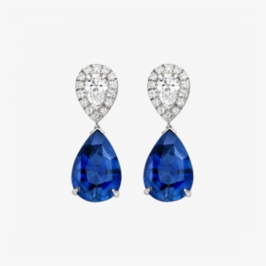 Blue Sapphire Earring Png
