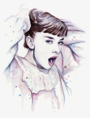Click And Drag To Re-position The Image, If Desired - Audrey Hepburn Scream