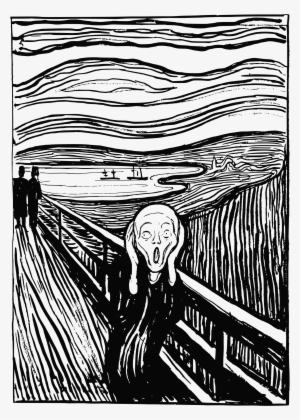 Image Result For Vector Images Of The Scream - Edvard Munch Scream Drawing